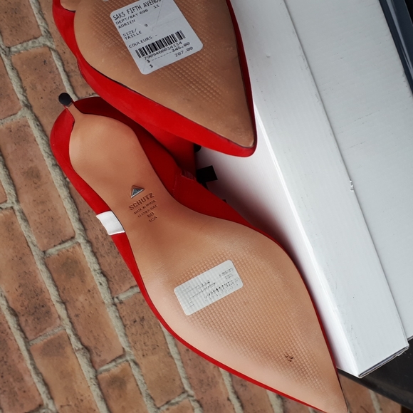 NWT Schuts Red Suede Tuxedo Stripe Adrien Ankle Booties - Picture 13 of 17